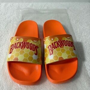 Backwoods Slides Sandals – Orange Honeycomb Size 6/38